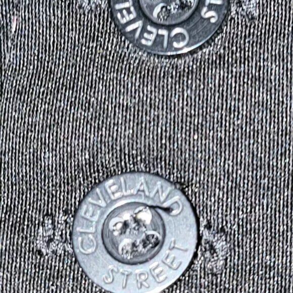 Women's Vintage Cleveland Street New York Pants size 16 Wide Cuff NEW Black - Picture 3 of 10